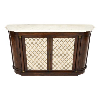 Antique Regency Marble Top Sideboard, 1815 For Sale