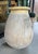 Large Circa 1900 French Antique Teardrop Biot Jar With Yellow Glaze For Sale - Image 15 of 15