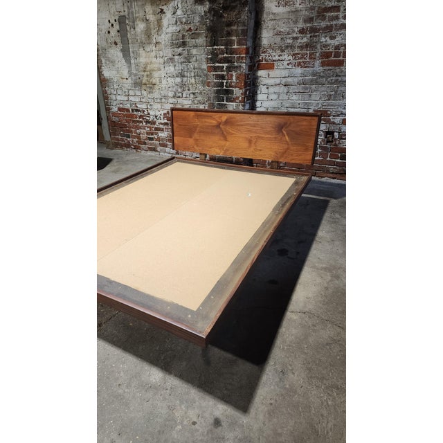 Mid 20th Century Full-Size Teak Bed Frame by Richard Artschwager For Sale - Image 5 of 9