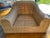 Wood Wicker Jennifer Lounge Chair Attributed to Michael Taylor For Sale - Image 7 of 11