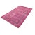 Distressed Turkish Over-Dyed Pink Rug in Wool, 1970s For Sale - Image 10 of 11