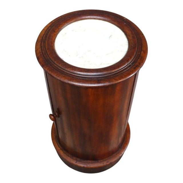 Mid 19th Century American Empire Mahogany Marble Top Mixing Table C1840 For Sale - Image 5 of 8