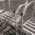 Late 20th Century Wrought Iron Scrolling Patio Dining Arm Chairs by Crown Leisure - Set of 4 For Sale - Image 12 of 18
