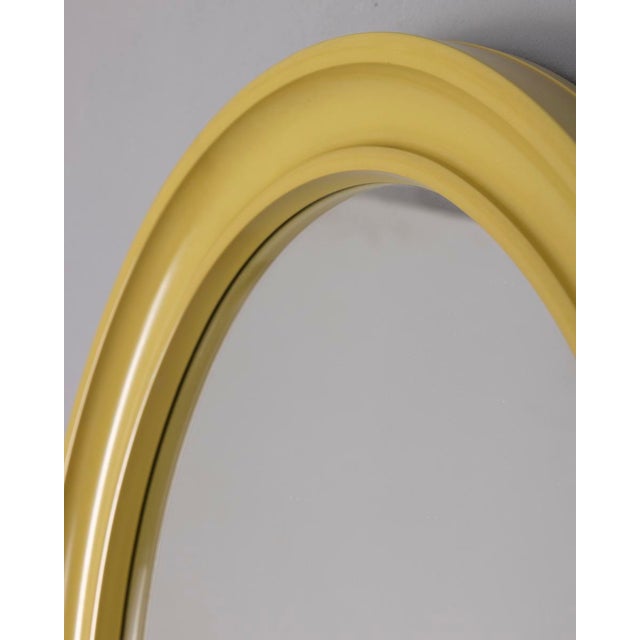 1970s Vintage Green Plastic Wall Mirror from Carrara Matta, 1970s For Sale - Image 5 of 8