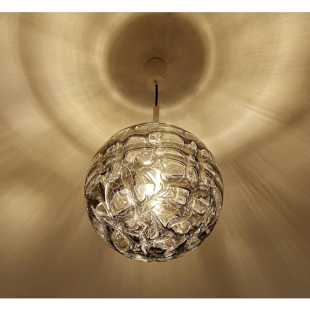 Murano Glass Pendant Light from Doria, 1970s For Sale - Image 12 of 18