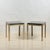 Black In-Stock Pair of Black Lacquer and Brass 'Caisson' Side Tables by Design Frères For Sale - Image 8 of 8