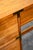 Brown Mid Century Modern Desk Office Campaign Wood Brass Trim 4 Drawer Vintage MCM For Sale - Image 8 of 12