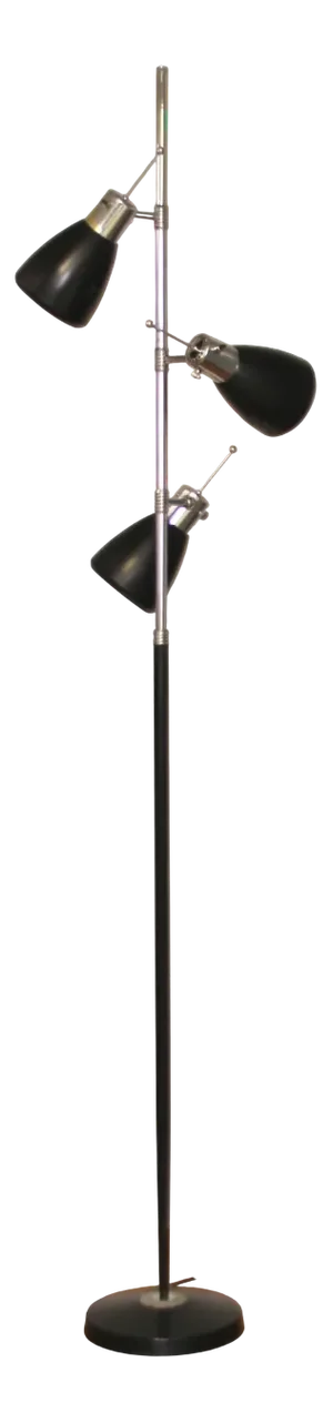 French 3-Light Floor Lamp by Étienne Fermigier for Monix, 1960s