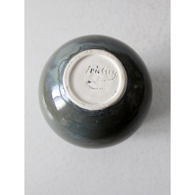 Vintage Studio Pottery Vase For Sale - Image 6 of 9