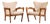 Adrian Pearsall for Craft Associates 2291-C Mid Century Walnut Lounge Chairs - Pair For Sale