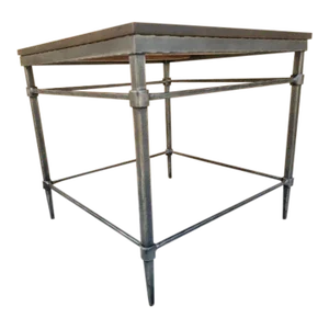 Ethan Allen Rustic Vida Reclaimed Wood Side Table