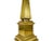 Mid 20th Century Vintage Hollywood Regency Modern Tall Brass Obelisk For Sale - Image 5 of 11