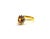 Bochic “Orient” Vintage Yellow Sapphire & Cognac Diamond Ring Set In 18K Gold & Silver Natural Yellow Sapphire - 1 carat...