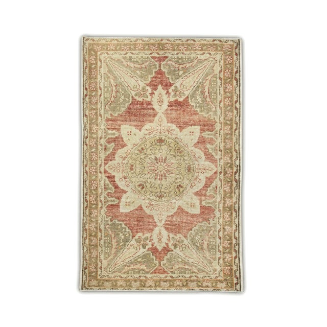 Vintage Turkish Rug 4' x 6'3" For Sale In Houston - Image 6 of 6