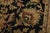 Agra Rug 4’2” X 6’3” Black Wool Hand-Knotted Oriental Carpet For Sale - Image 4 of 13