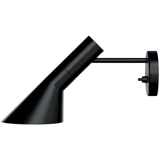Arne Jacobsen AJ Wall Light for Louis Poulsen in Black ...