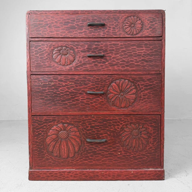 Vintage Japanese Drawer Cabinet, 1920 For Sale - Image 12 of 12