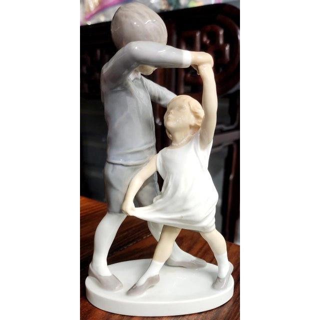 Bing & Grondahl Danish Hand-Painted Fine Porcelain Figurine For Sale - Image 13 of 13