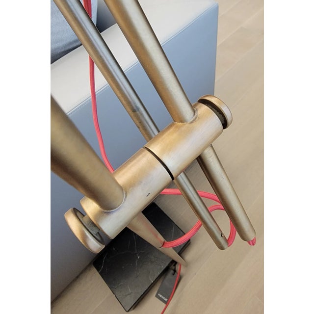 Henge Pipe Floor Lamp by Massimo Castagna For Sale - Image 10 of 12