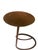 Contemporary Double Loop Brown Metal Candle Holder For Sale - Image 3 of 4