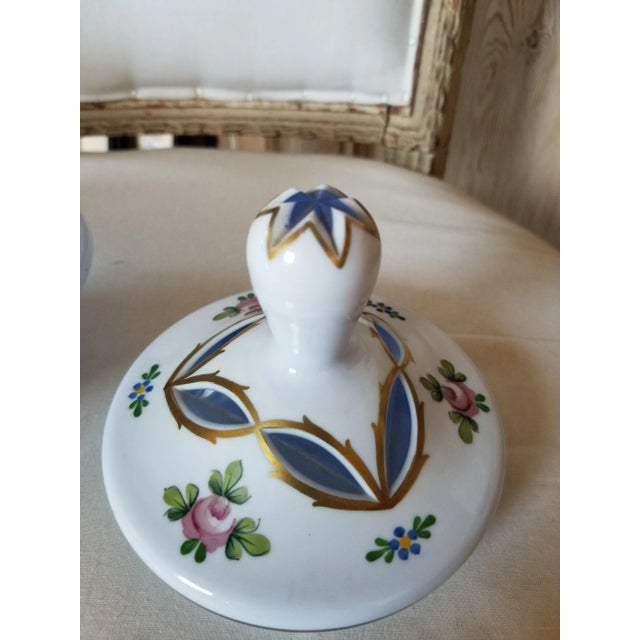 Vintage Bohemian Glass Candy Dish For Sale - Image 4 of 12