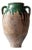 19th Century Balkan Terracotta Jar with Green Drip Glaze For Sale