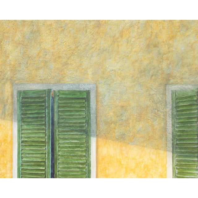 Casein Painting of Windows by Gerald G. Boyce For Sale - Image 4 of 7