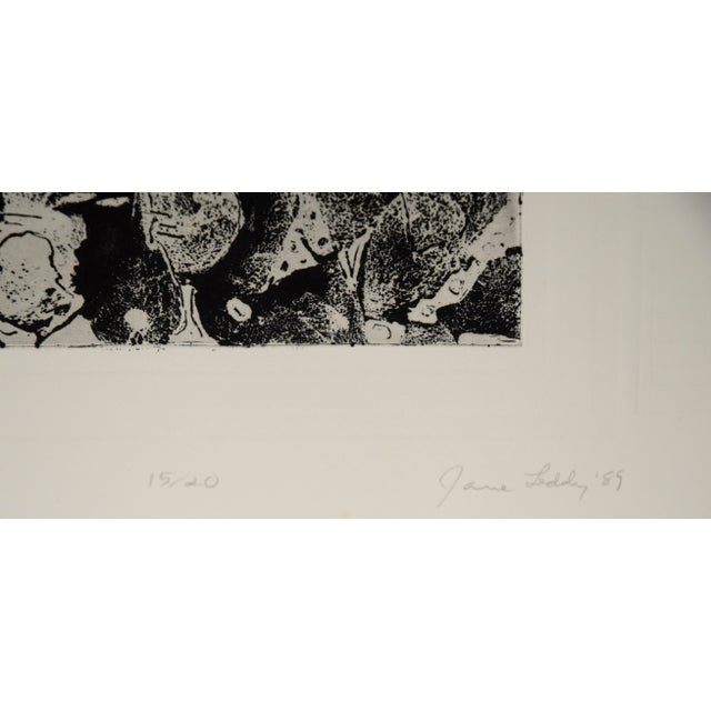 Abstract "The Outsider" - Original 1989 Screen Print by Jane Leddy For Sale - Image 3 of 6