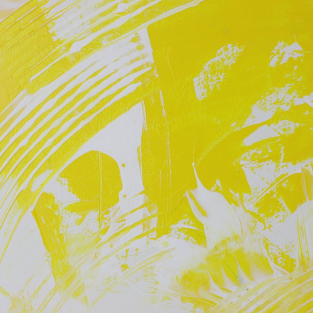 Early 21st Century "Citrus Burst" Contemporary Abstract Expressionist Painting For Sale - Image 5 of 9