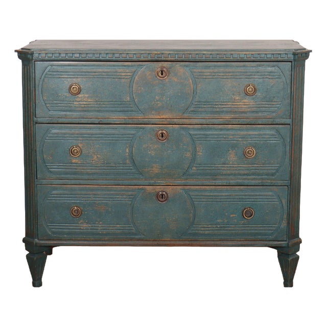 Early 19th Century Swedish Painted Commode For Sale