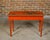 Paint English Red Lacquer Faux Bamboo 19th Century Desk with Gilded Chinoiserie Décor For Sale - Image 7 of 12