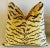 Scalamandre Le Tigre Tiger Silk Feather/Down Pillow 23" Square For Sale In Los Angeles - Image 6 of 7