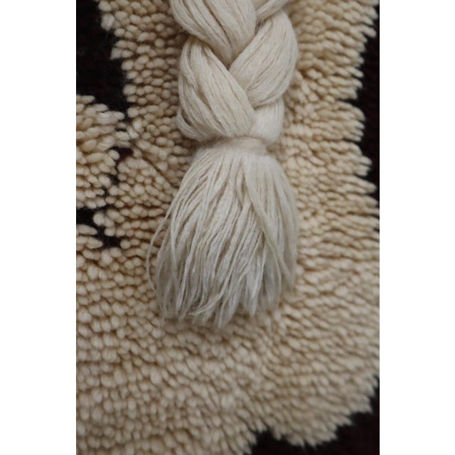 Wool Tapestry of Nude Seated Woman in the style of Don Freedman, 1960s For Sale - Image 14 of 17