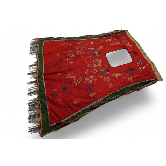 Embroidered Bukhara Suzani Horse Blanket, 1890s For Sale - Image 10 of 18