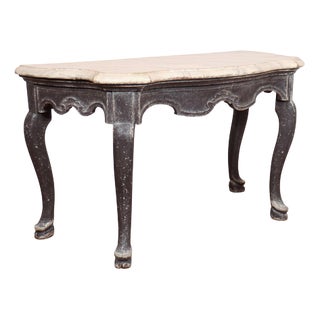 Italian Painted Console Table For Sale