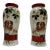 Antique Meiji Period Japanese Kutani Porcelain Dog & Berries Vases - A Pair For Sale