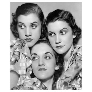 'Andrews Sisters Portrait Session' Unframed Archival Pigment Print For Sale
