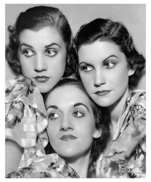 'Andrews Sisters Portrait Session' Unframed Archival Pigment Print