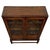 Antique English Oak Glazed Display Cabinet, 1900s For Sale - Image 3 of 12