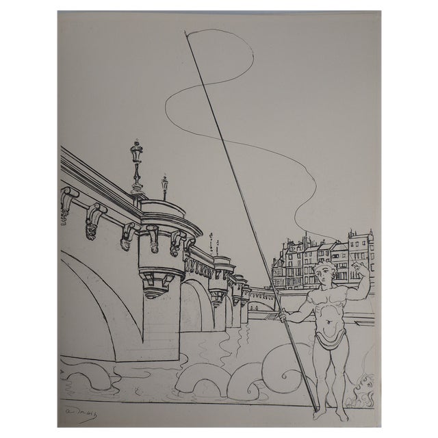 André Derain, Le Pont Neuf, 1937, Original Etching For Sale