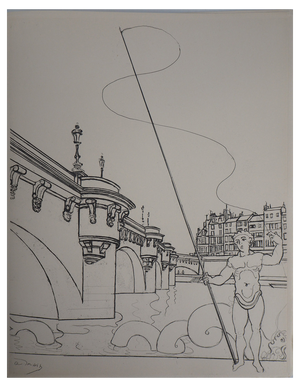 André Derain, Le Pont Neuf, 1937, Original Etching