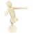 1916 "The Good Fairy" white enameled Spelter metal statue from the famed Chicago artist Jessie McCutcheon Raleigh. The...