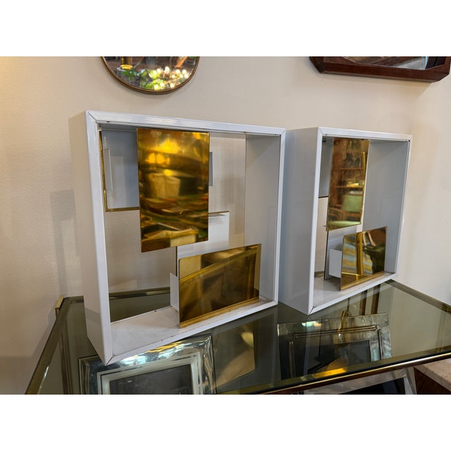 Pair of “Quadro Di Luce” Table Lamps by Gio Ponti for Pollice, Italy, 1960s For Sale - Image 10 of 18