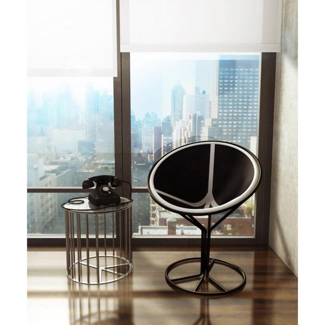 Pace Armchair in Powder-Coated Aluminum by altreforme Dimensions: Ø 80 x H 85 cm. Materials: Powder-coated aluminum. An...