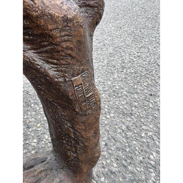 Life-Size Bronze Bloodhound Garden Statue from Christian Maas For Sale - Image 15 of 18
