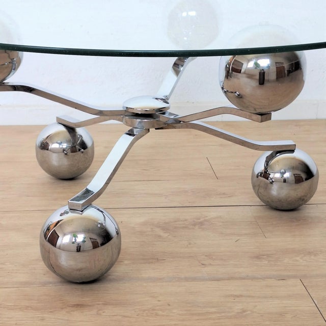 Space Age Sputnik Coffee Table, 1960s For Sale - Image 4 of 7