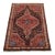 Zanjan Rug 3’7” X 5′ Blue Wool Vintage Tribal Hand-Knotted Oriental Carpet For Sale