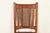 Lifetime Furniture Antique Mission Oak and Cane Arts & Crafts Side Chairs or Dining Chairs, Pair For Sale In South Bend - Image 6 of 12