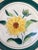 Midcentury Stangl pottery Garden Flower pattern plate featuring a large bold center sunflower. Maker's mark on underside....