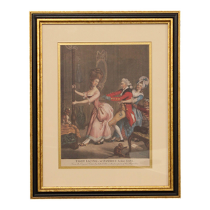 John Collet Satirical Print, 'Tight Lacing, or Fashion Before Ease'